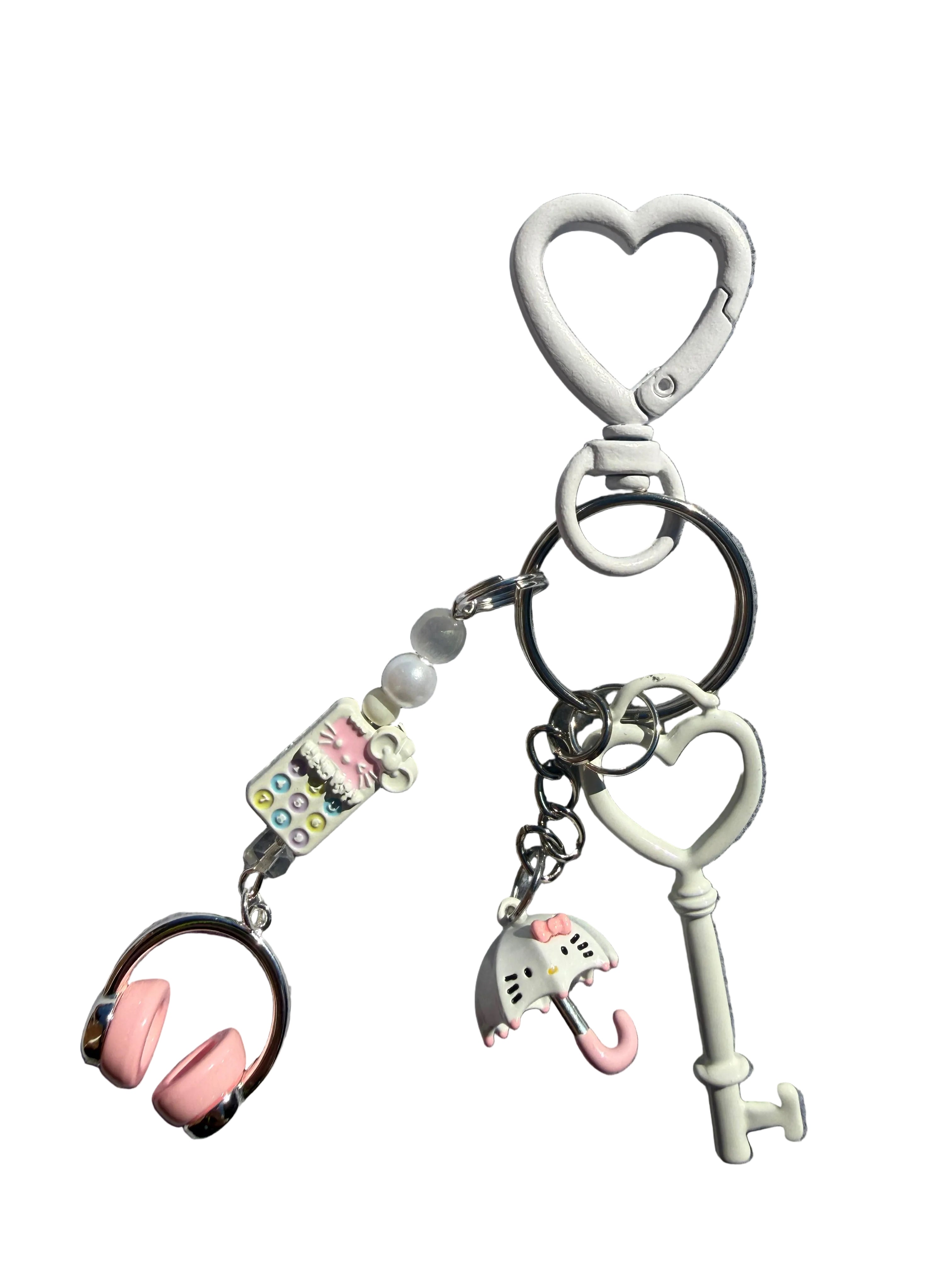 Kawaii Everyday Kitty Keyring
