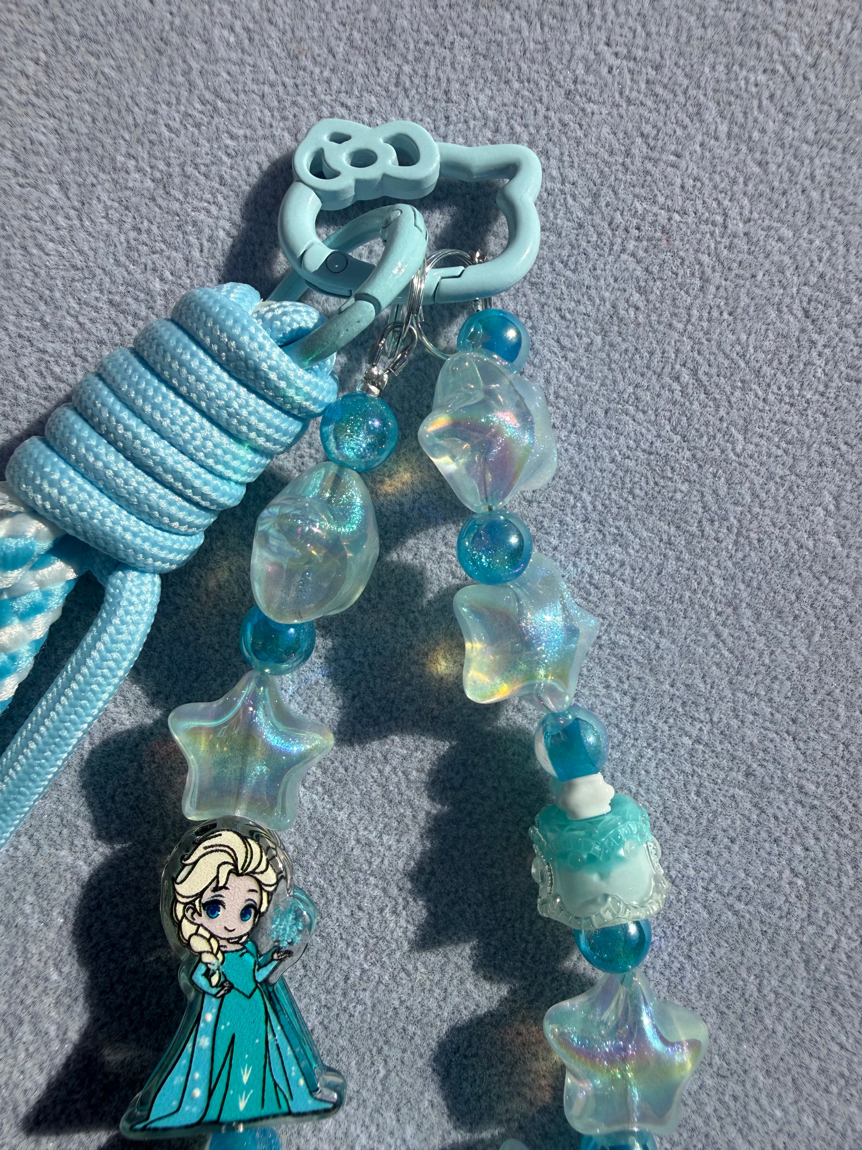 Ice Princess Charm Keyring ❄️💙
