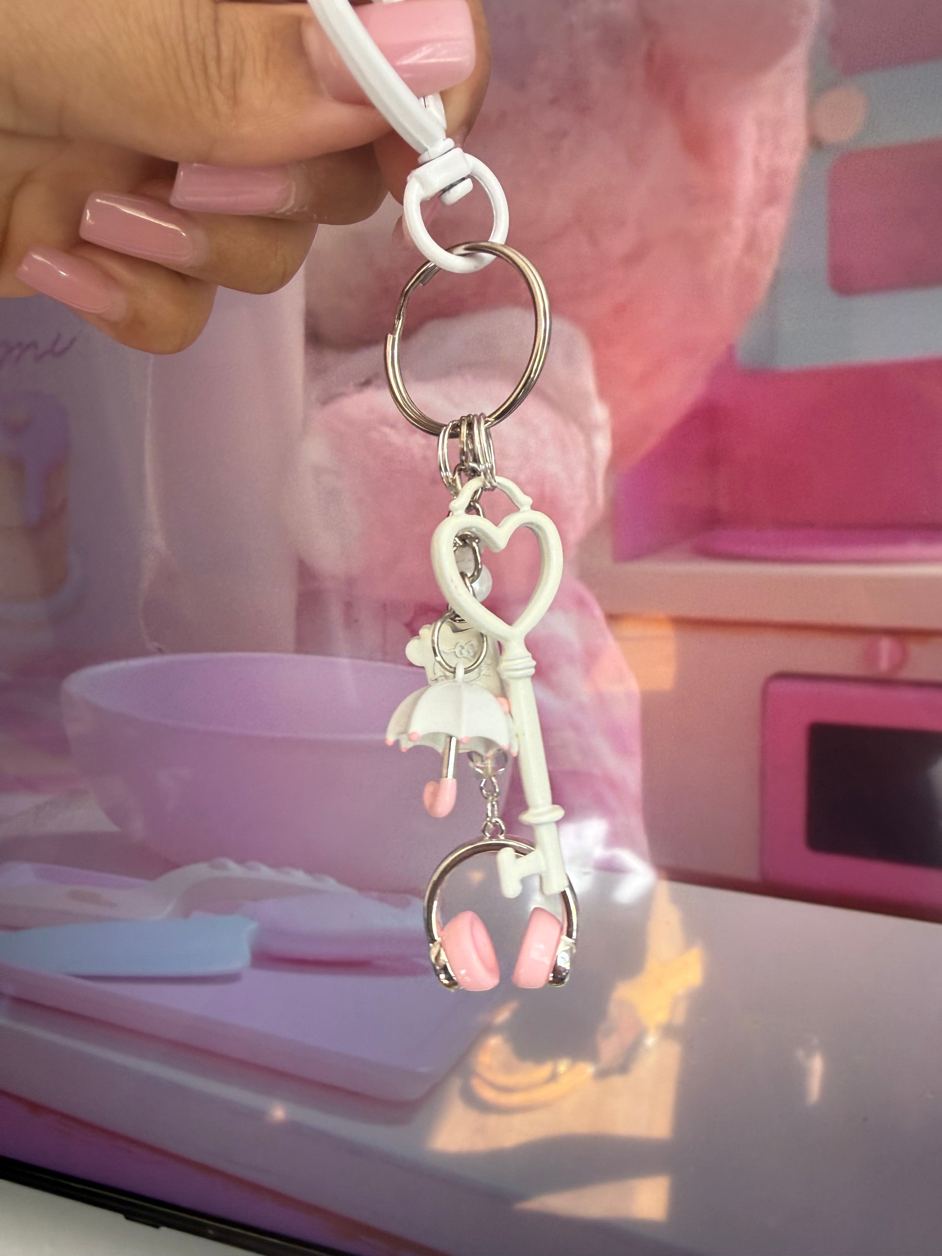 Kawaii Everyday Kitty Keyring