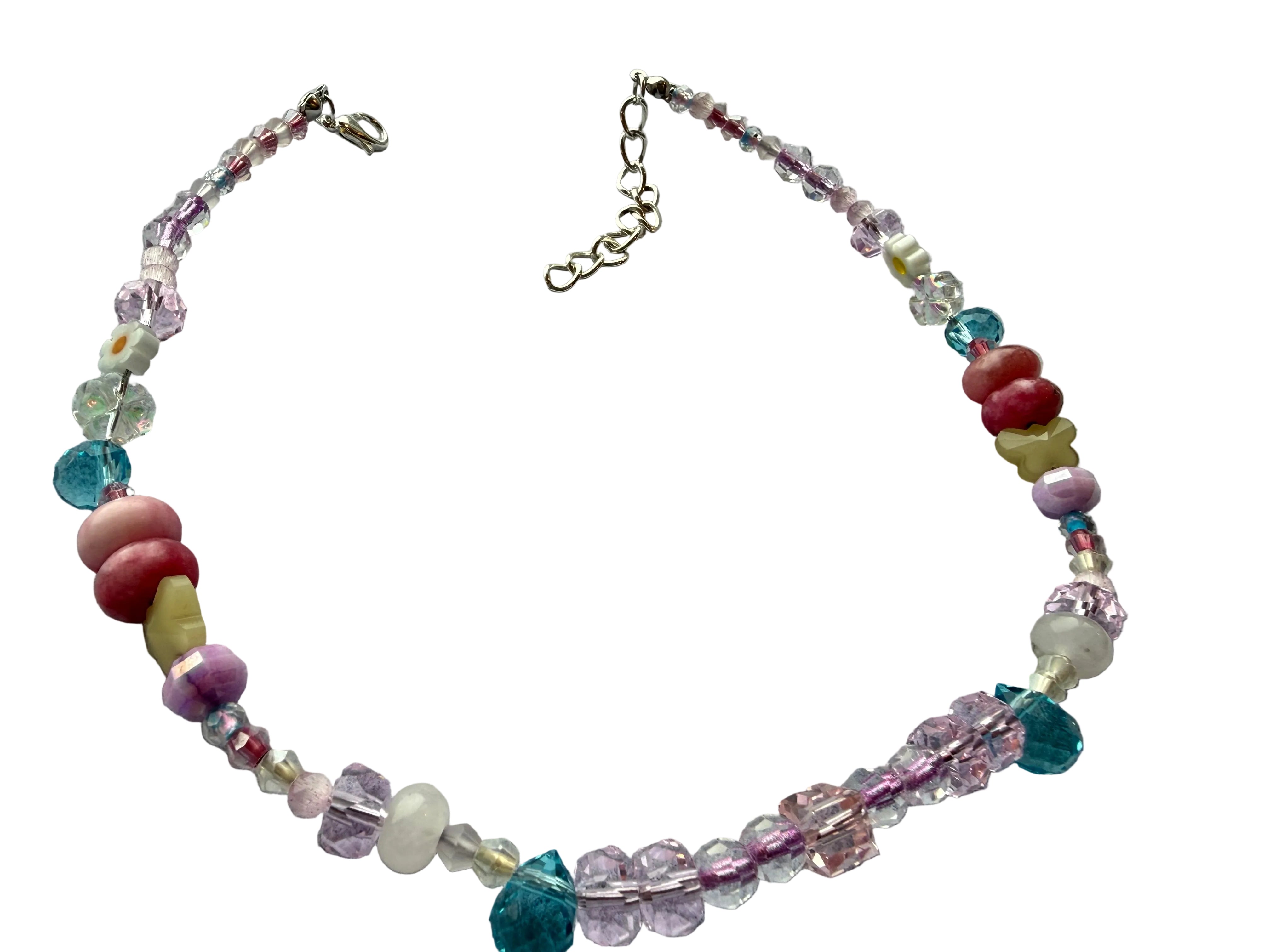 Fairy Garden Beaded Choker