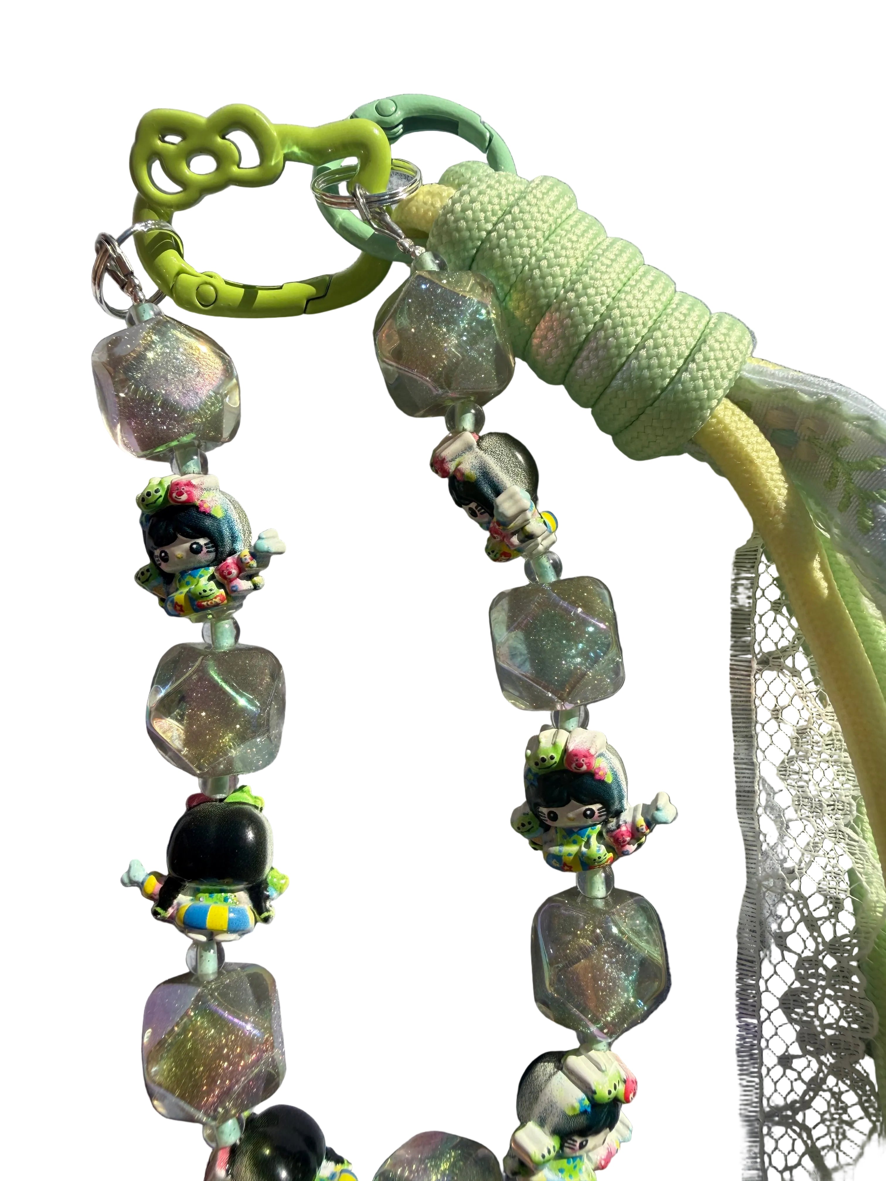 Kawaii Alien Bag & Phone Charm