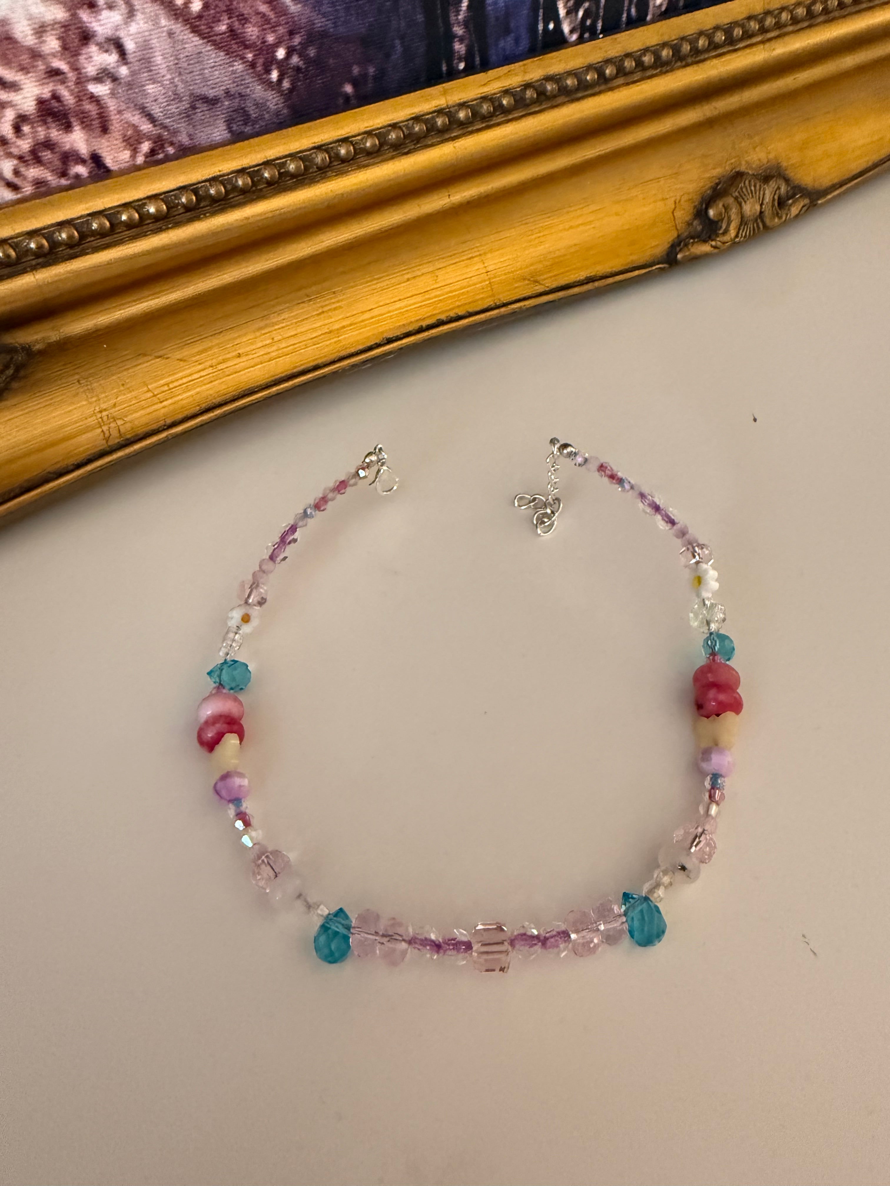 Fairy Garden Beaded Choker