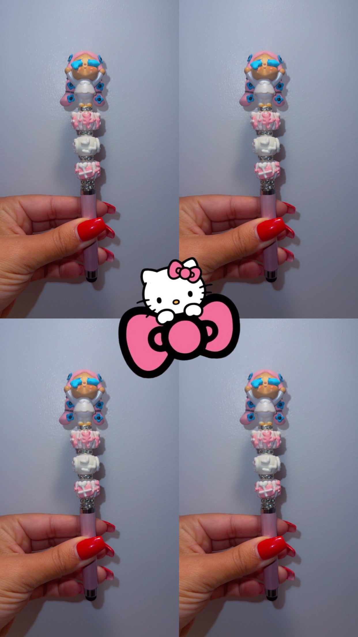 Cry Baby Inspired Kawaii Pen | Handmade Pastel Doll Pen