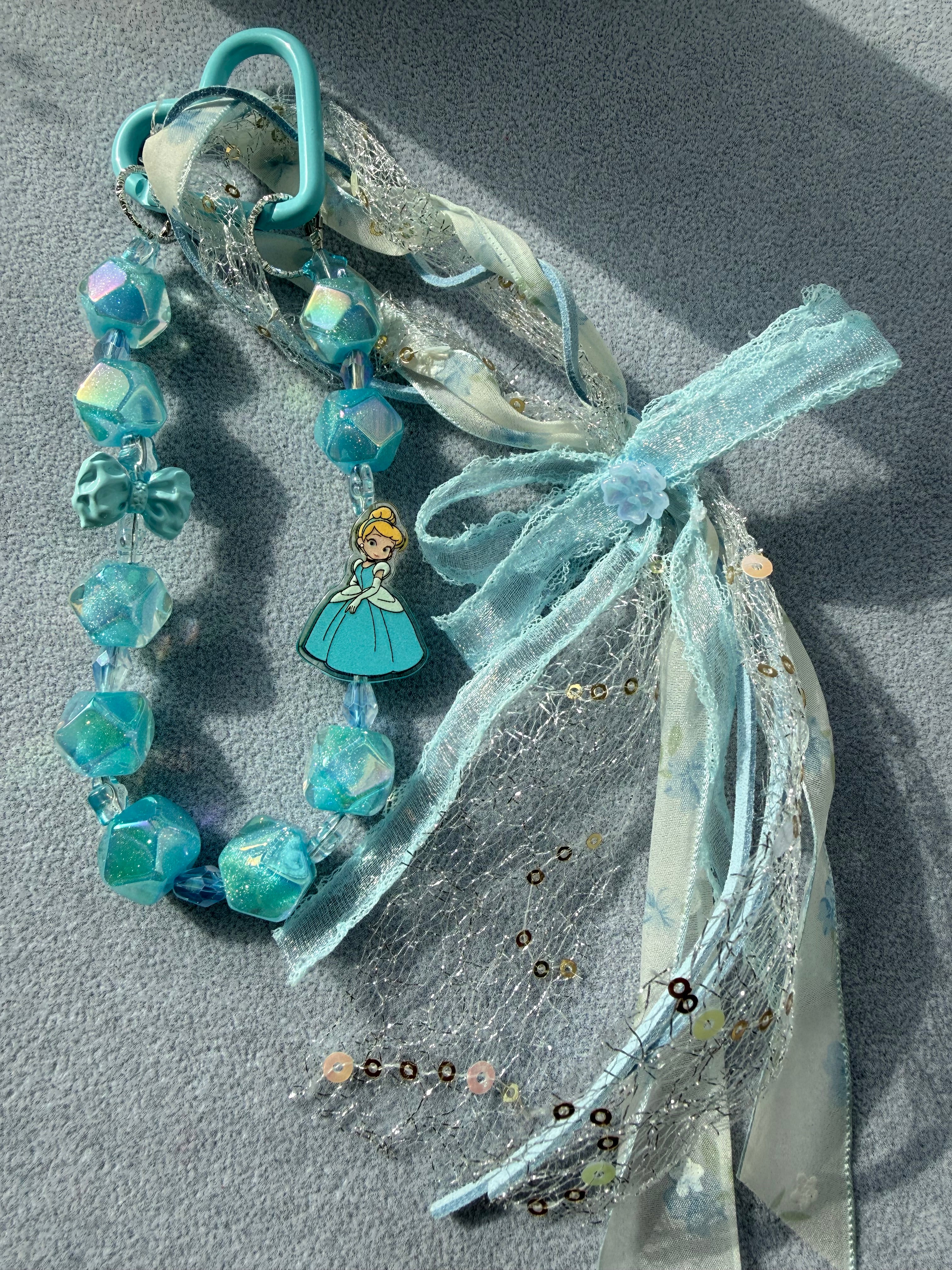 Glass Slipper Princess Phone & Bag Charm