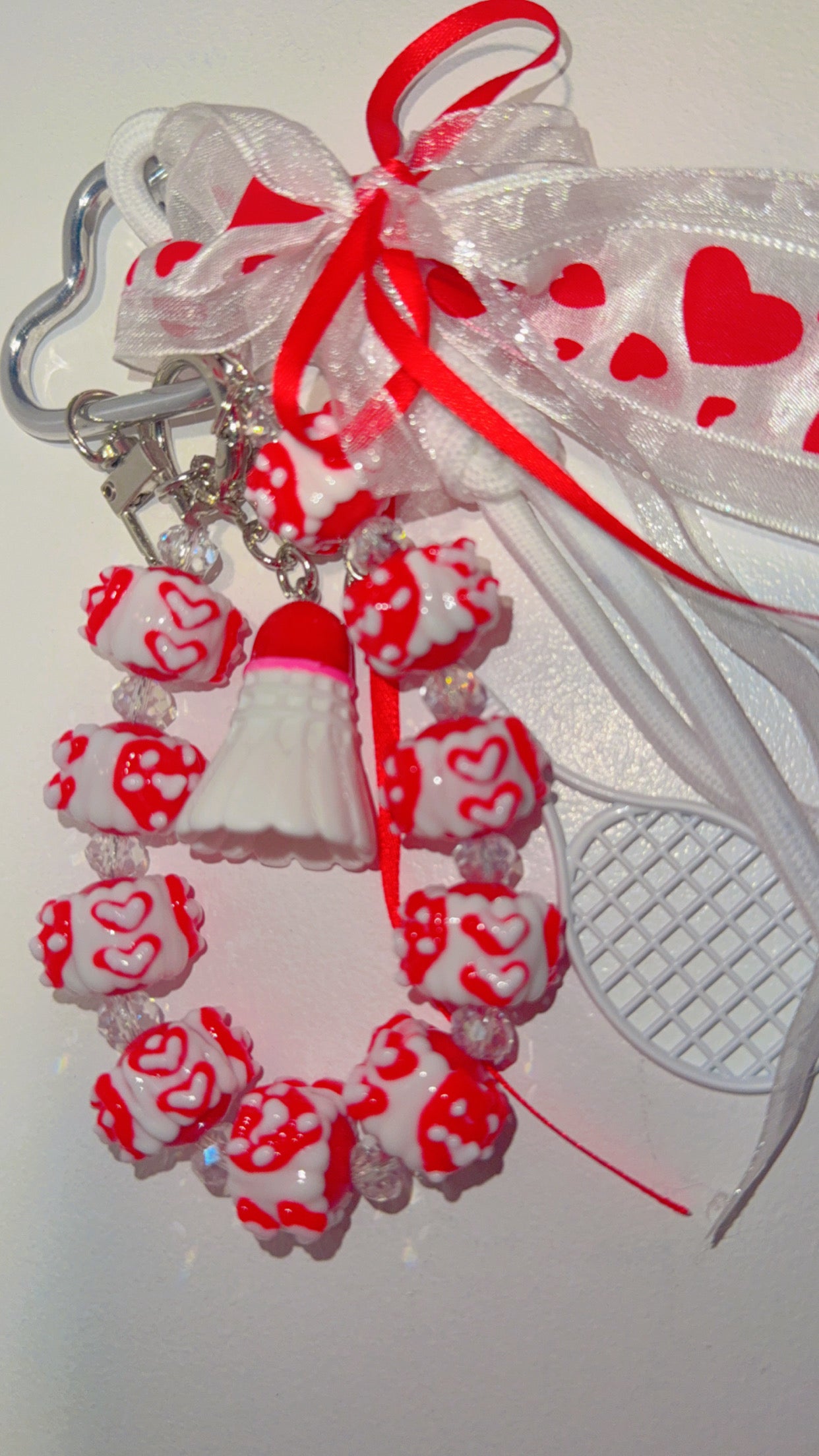 Tennis charm bag chain